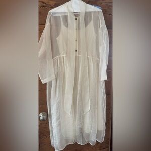 Runaway Bicycle Aouli Dress Ivory XS